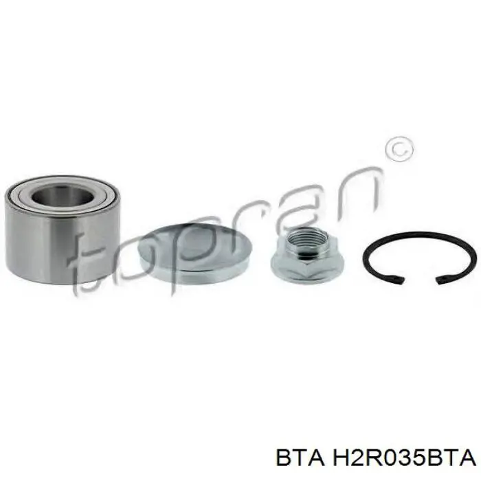 Do koszyka H2R035BTA BTA Tarcza hamulcowa tylna