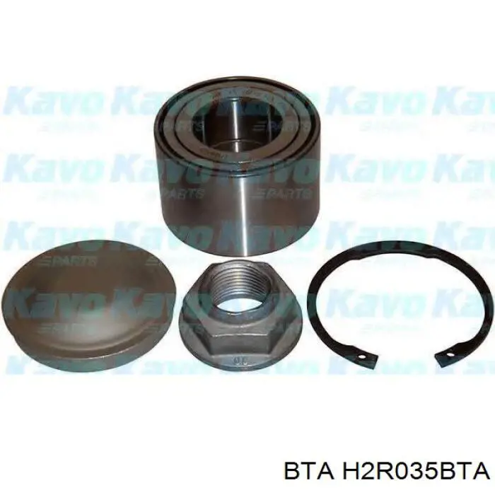 Do koszyka H2R035BTA BTA Tarcza hamulcowa tylna