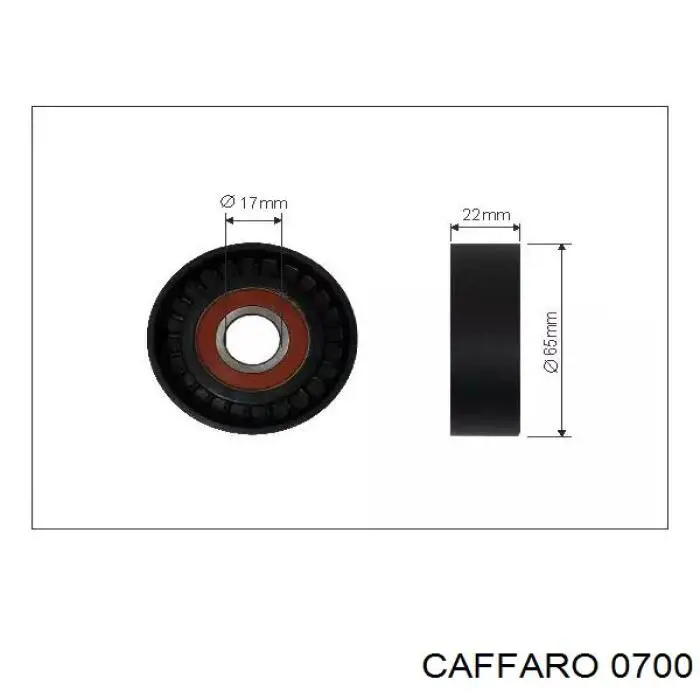 Rolka prowadząca, kierunkowa paska napędowego Caffaro 0700 cena, od 16,54 USD