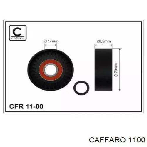 Rolka napinacza paska napędowego Caffaro 1100 cena, od 14,72 USD