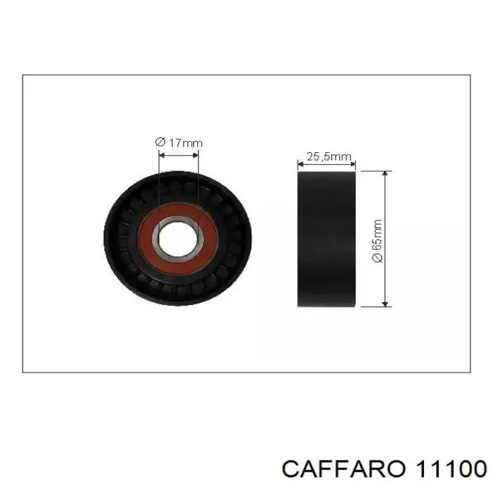 Rolka napinacza paska napędowego Caffaro 11100 cena, od 16,18 USD
