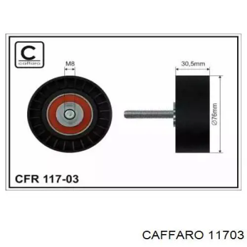 Rolka prowadząca, kierunkowa paska napędowego Caffaro 11703 cena, od 22,20 USD