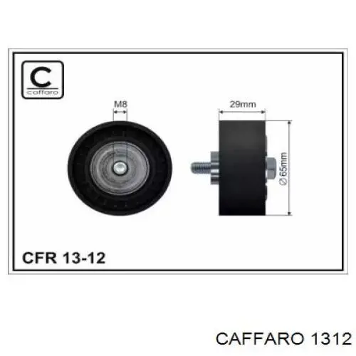 1312 Caffaro rolka prowadząca, kierunkowa paska napędowego