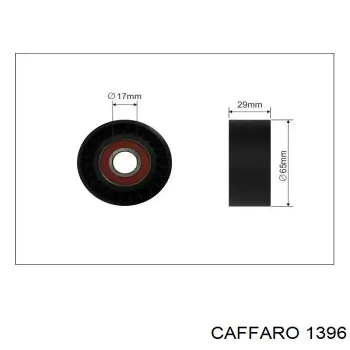 Rolka napinacza paska napędowego Caffaro 1396 cena, od 16,35 USD