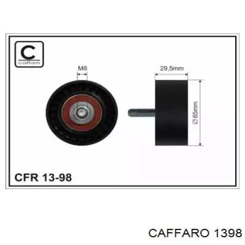Do koszyka 1398 Caffaro Rolka napinacza paska napędowego