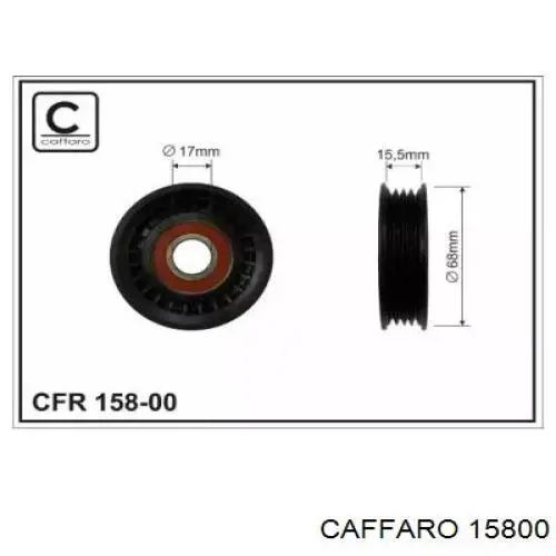 Do koszyka 15800 Caffaro Rolka napinacza paska napędowego
