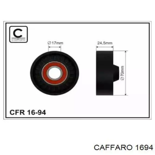 Do koszyka 1694 Caffaro Rolka napinacza paska napędowego
