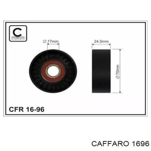 Rolka napinacza paska napędowego Caffaro 1696 cena, od 14,48 USD