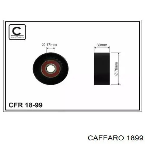 Rolka napinacza paska napędowego Caffaro 1899 cena, od 19,63 USD