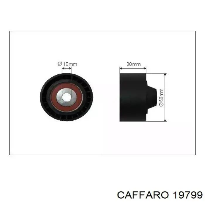 Rolka prowadząca, kierunkowa paska napędowego Caffaro 19799 cena, od 23,09 USD
