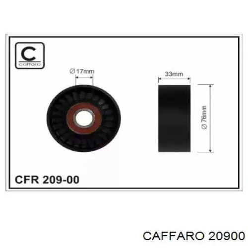 Rolka napinacza paska napędowego Caffaro 20900 cena, od 17,93 USD