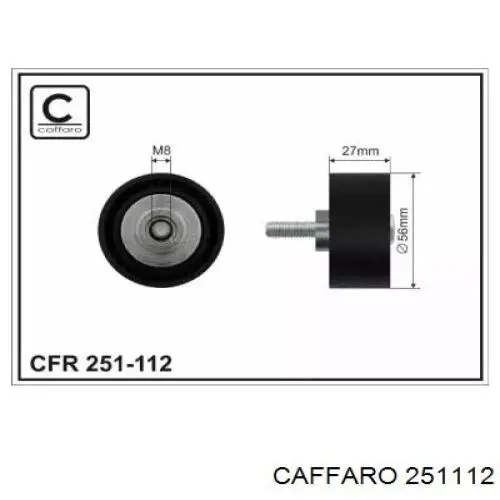 Rolka prowadząca, kierunkowa paska napędowego Caffaro 251112 cena, od 20,45 USD