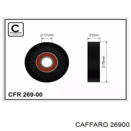 Rolka napinacza paska napędowego Caffaro 26900 cena, od 13,85 USD