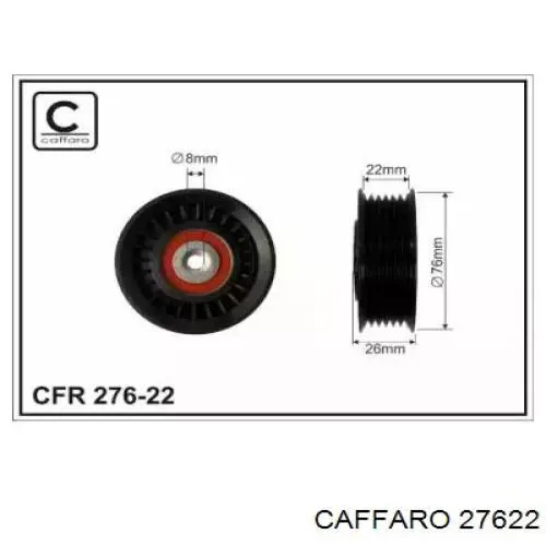 Do koszyka 27622 Caffaro Rolka napinacza paska napędowego