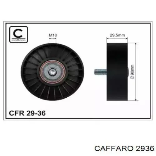 Rolka prowadząca, kierunkowa paska napędowego Caffaro 2936 cena, od 21,29 USD