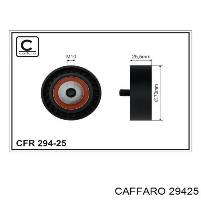 29425 Caffaro rolka napinacza paska napędowego