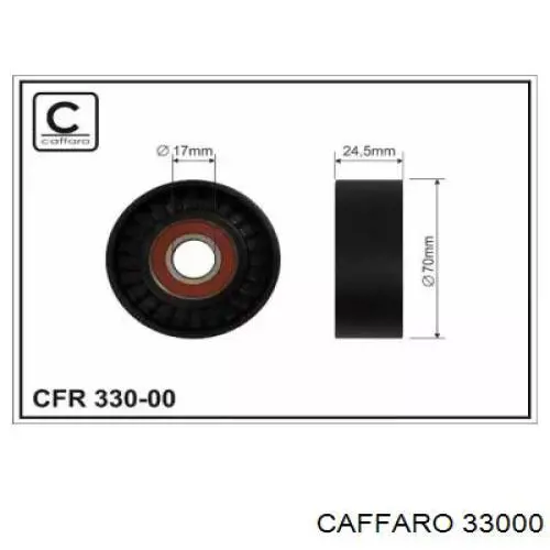 Rolka napinacza paska napędowego Caffaro 33000 cena, od 18,96 USD