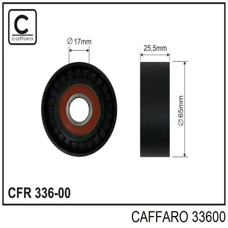 Rolka napinacza paska napędowego Caffaro 33600 cena, od 16,49 USD