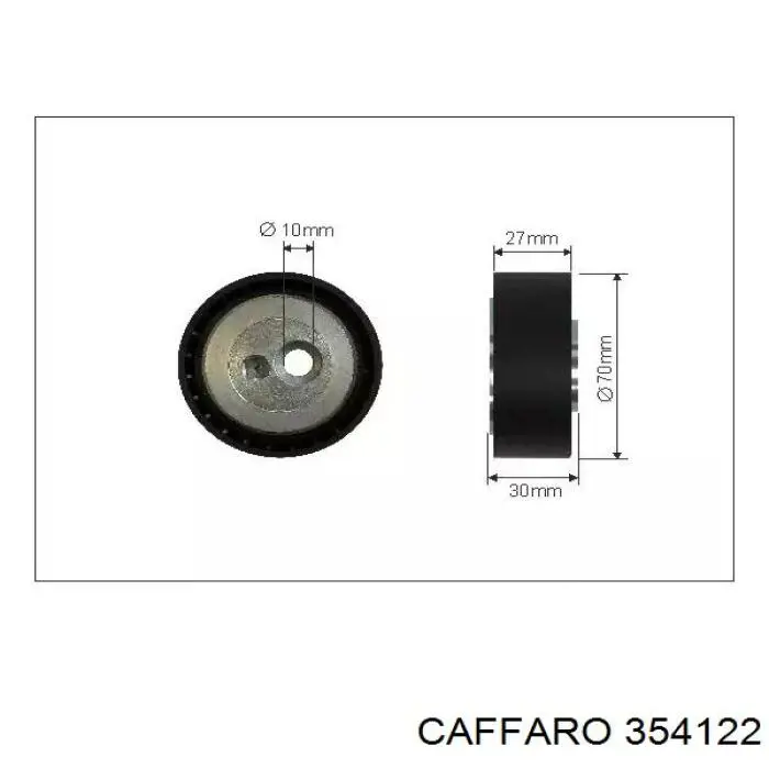 Rolka prowadząca, kierunkowa paska napędowego Caffaro 354122 cena, od 26,24 USD