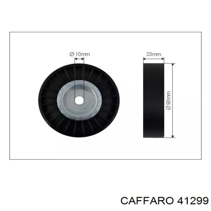 Rolka napinacza paska napędowego Caffaro 41299 cena, od 17,67 USD