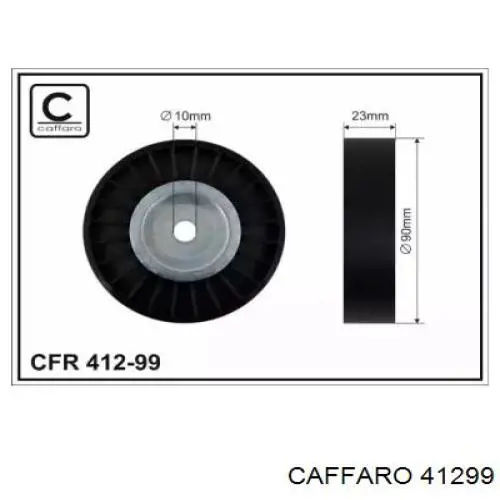 Do koszyka 41299 Caffaro Rolka napinacza paska napędowego