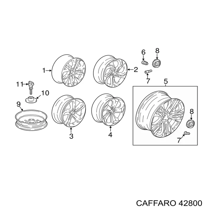 Rolka napinacza paska napędowego Caffaro 42800 cena, od 41,24 USD