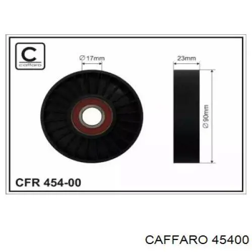 Rolka napinacza paska napędowego Caffaro 45400 cena, od 24,25 USD