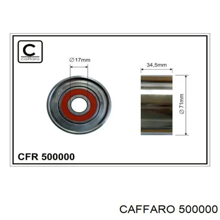 Rolka prowadząca, kierunkowa paska napędowego Caffaro 500000 cena, od 31,96 USD