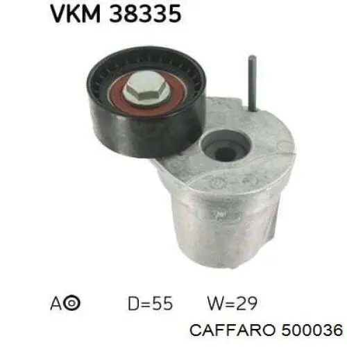 500036 Caffaro Rolka napinacza paska napędowego