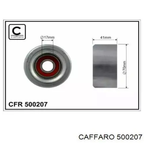 500207 Caffaro Rolka napinacza paska napędowego