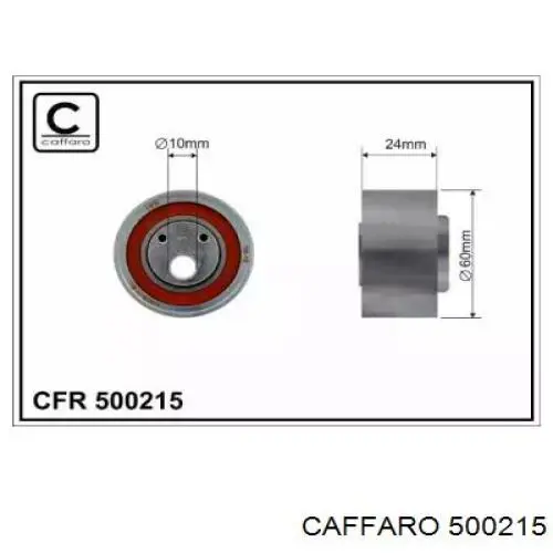 500215 Caffaro rolka napinacza paska pompy wtryskowej