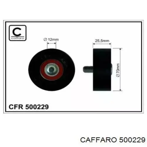500229 Caffaro Rolka napinacza paska napędowego