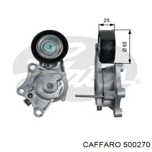 500270 Caffaro Rolka napinacza paska napędowego