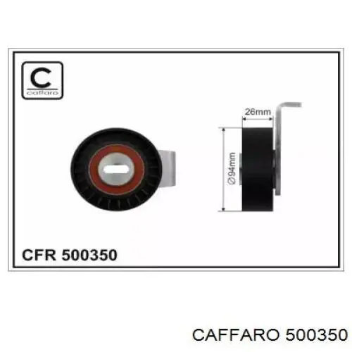 Do koszyka 500350 Caffaro Rolka napinacza paska napędowego