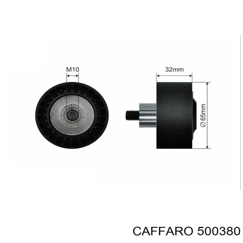 Rolka napinacza paska napędowego Caffaro 500380 cena, od 15,25 USD