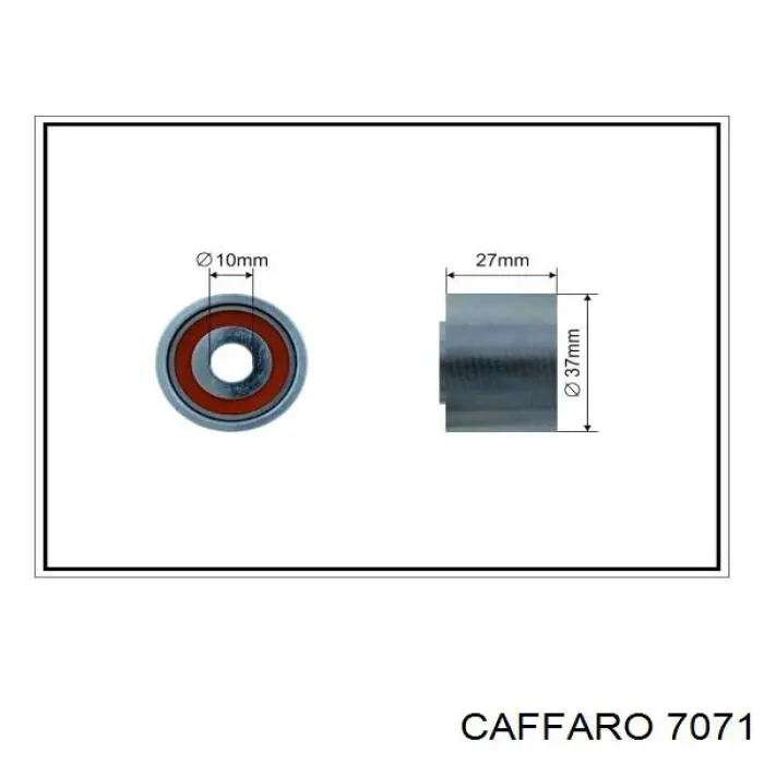 Rolka prowadząca, kierunkowa paska napędowego Caffaro 7071 cena, od 14,51 USD