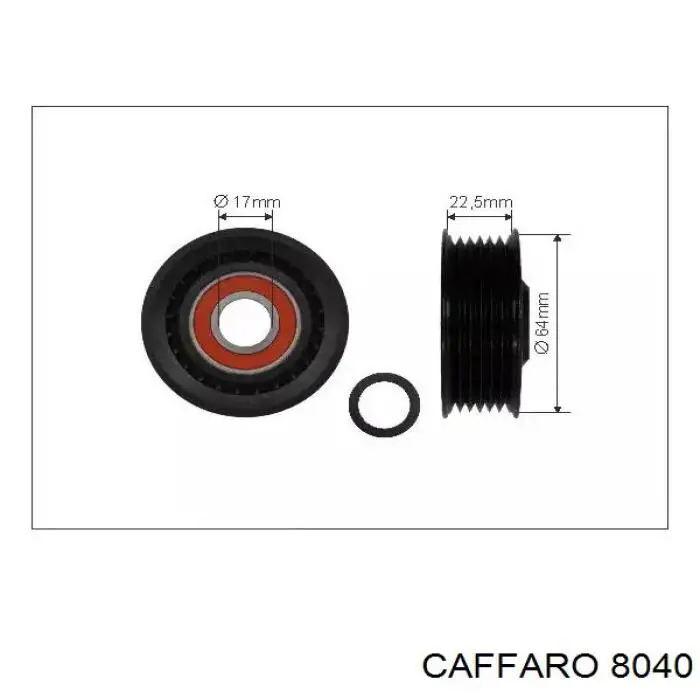 Rolka prowadząca, kierunkowa paska napędowego Caffaro 8040 cena, od 9,27 USD