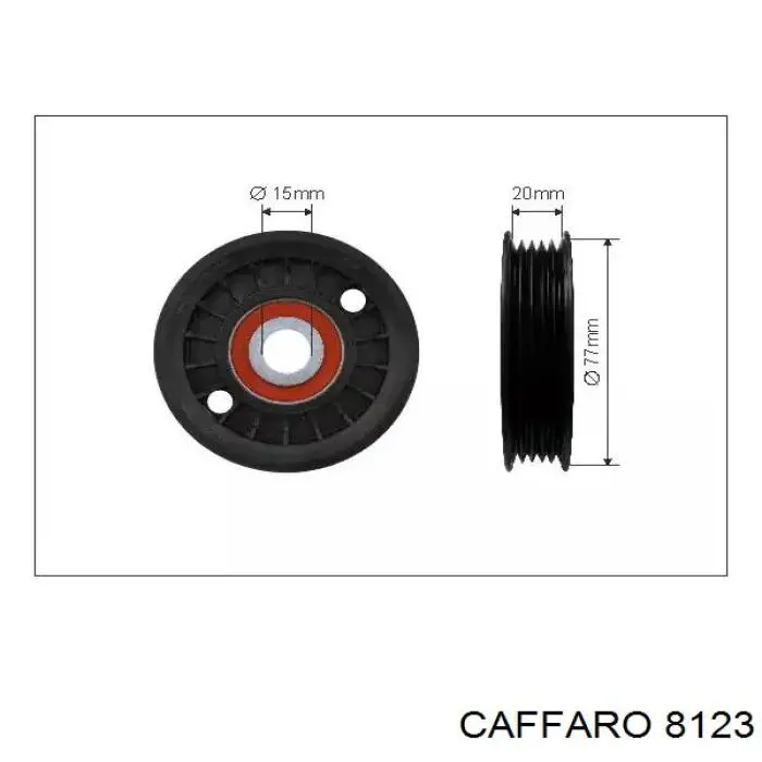 Rolka napinacza paska napędowego Caffaro 8123 cena, od 17,80 USD