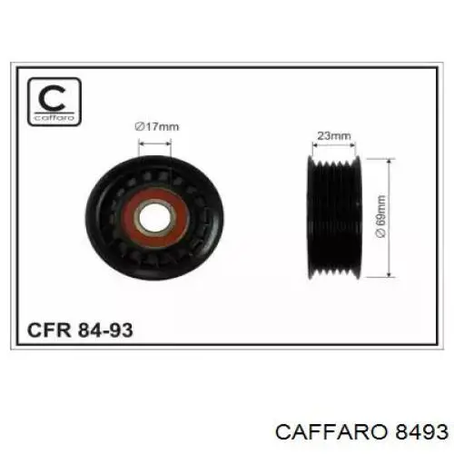 8493 Caffaro rolka napinacza paska napędowego