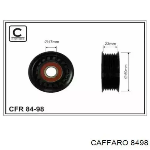 Rolka napinacza paska napędowego Caffaro 8498 cena, od 14,84 USD