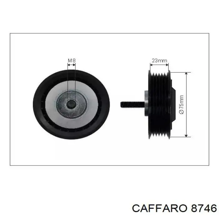 Rolka napinacza paska napędowego Caffaro 8746 cena, od 22,10 USD