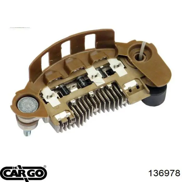 136978 Cargo mostek prostowniczy alternatora = moster diodowy alternatora