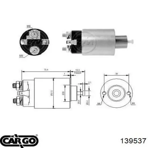 Do koszyka 940113050614 Magneti Marelli Elektromagnes rozrusznika