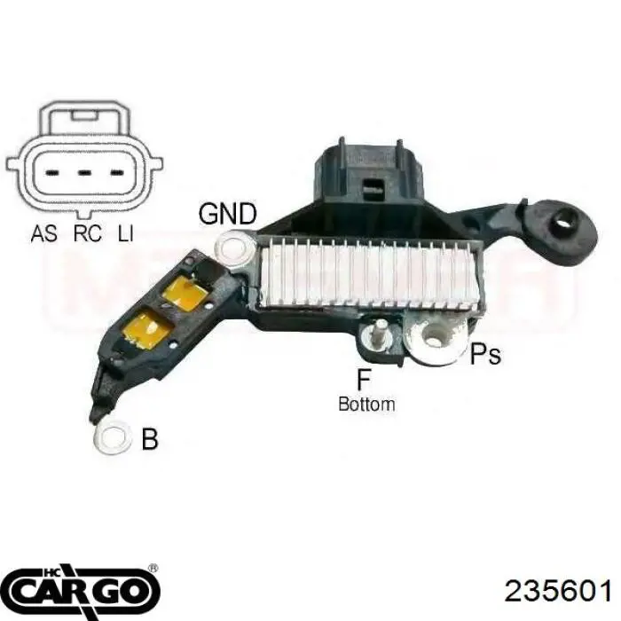 235601 Cargo regulator alternatora (przekaźnik ładowania)