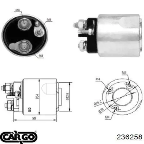 236258 Cargo elektromagnes rozrusznika
