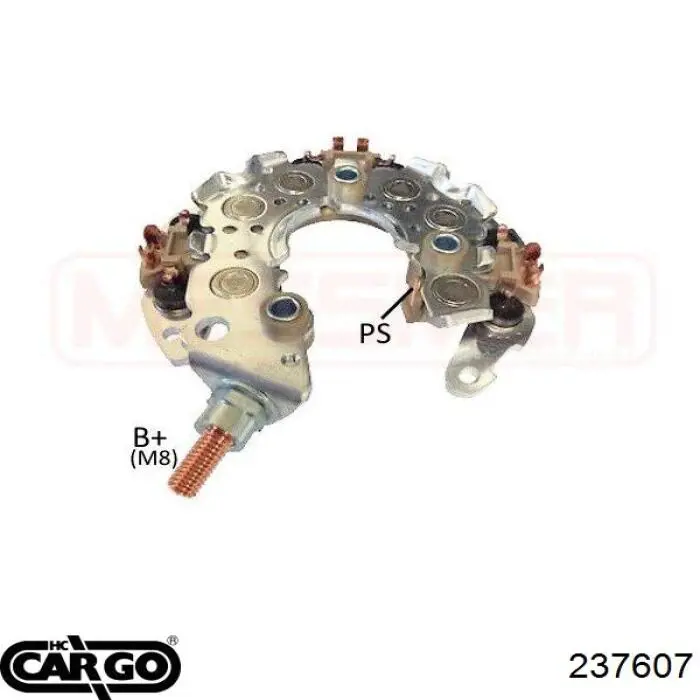 237607 Cargo mostek prostowniczy alternatora = moster diodowy alternatora