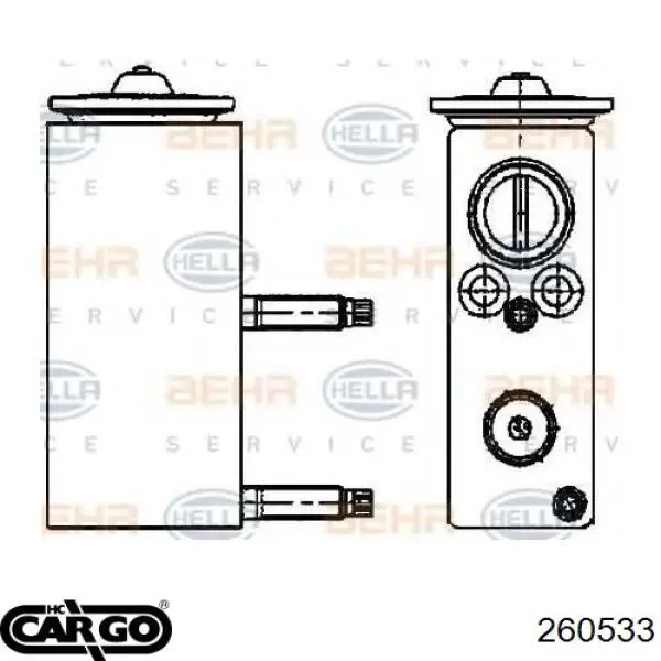 Zawór termostatyczny klimatyzacji Peugeot 407 SW (6E)