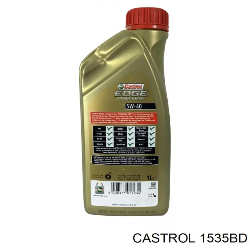 Olej do silnika Castrol 1535BD cena, od 74,08 USD