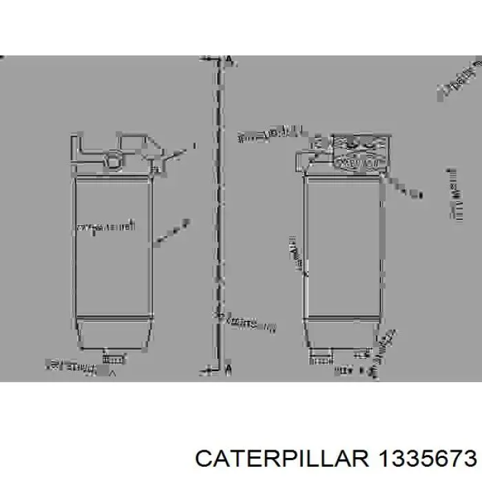 Do koszyka 1335673 Caterpillar Filtr paliwa