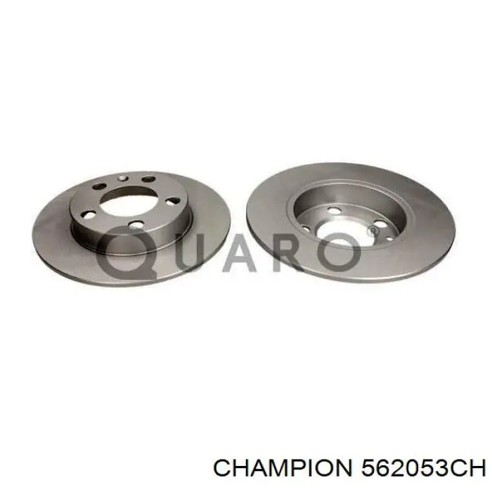 Tarcza hamulcowa tylna Champion 562053CH cena, od 25,03 USD